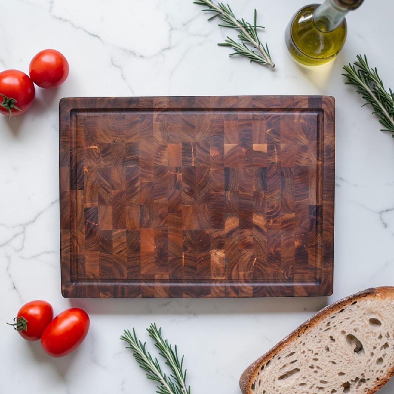 End-grain board lifestyle view