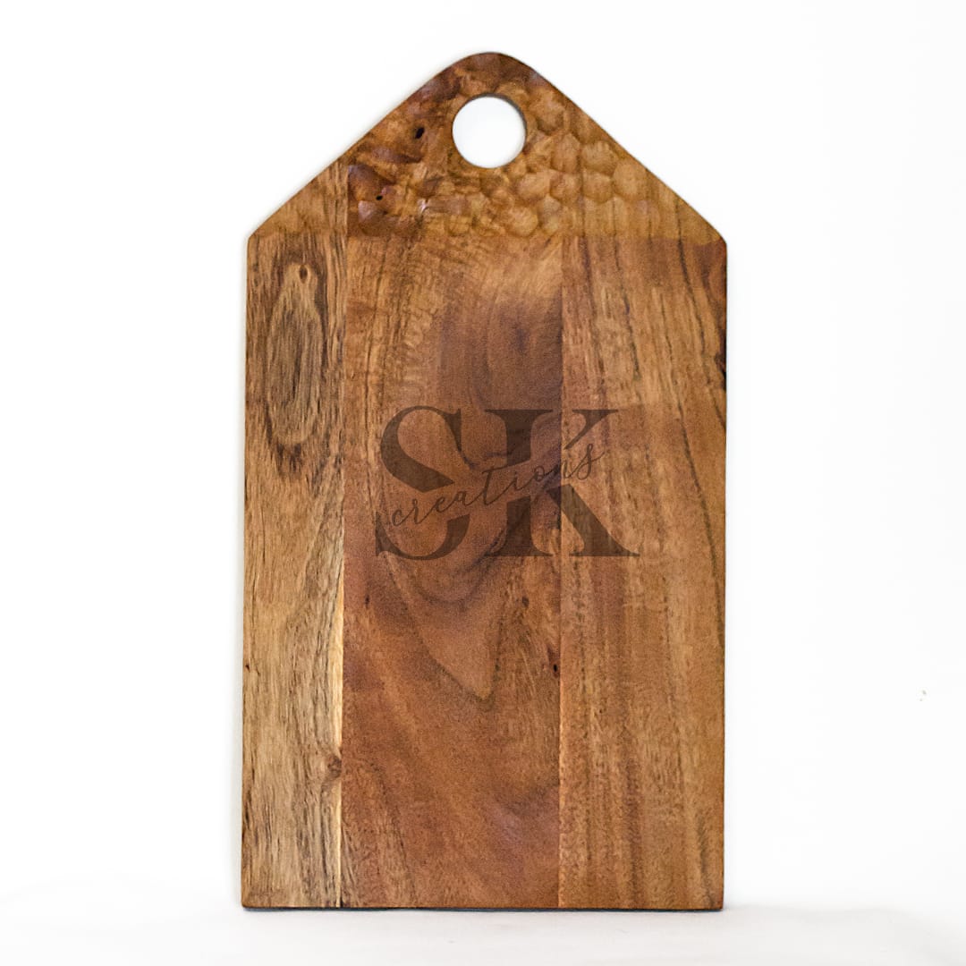 Acacia Wooden Chopping Board with Hanging Hole – Large