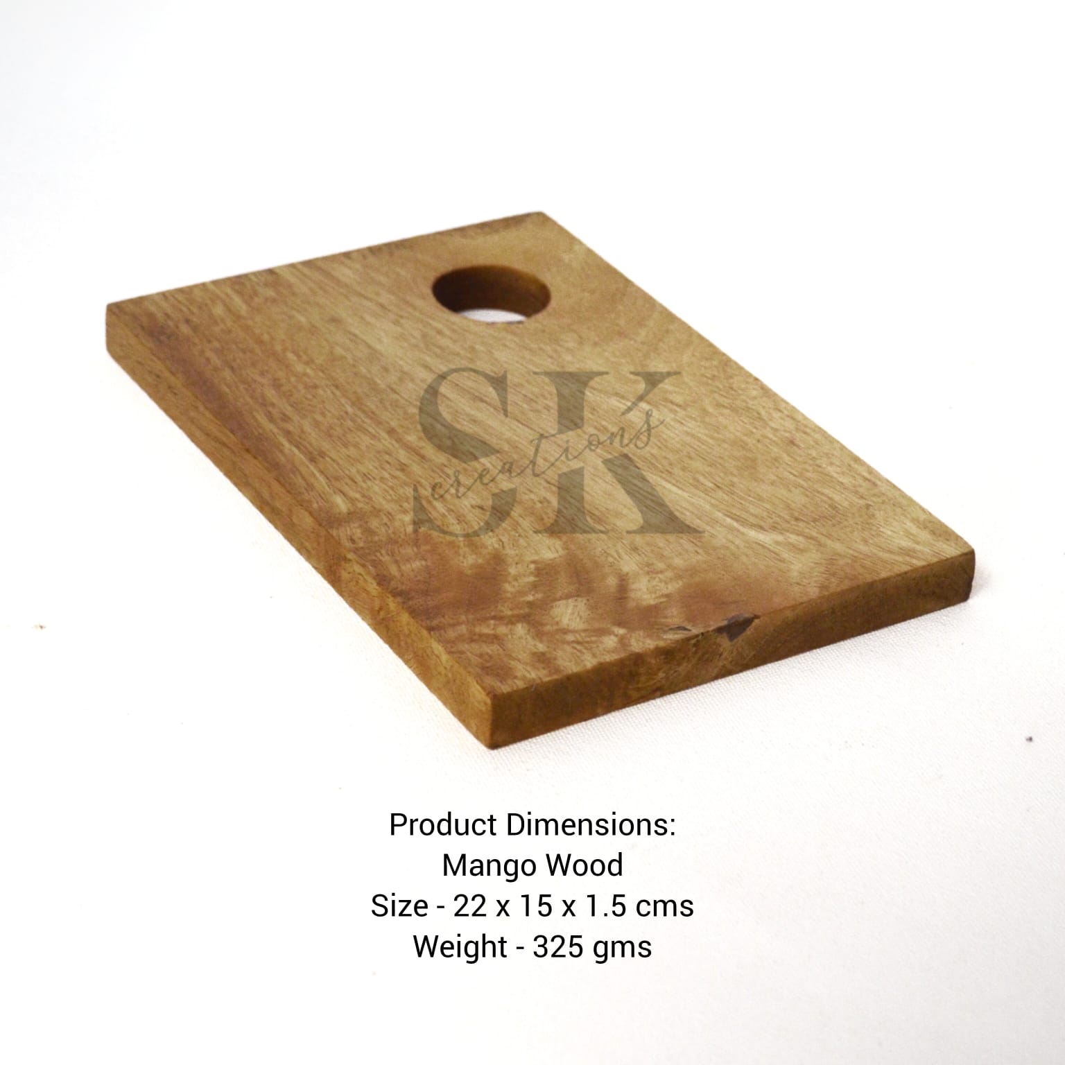 Mango Wooden Chopping Board with Hanging Hole – Set of 3 view 2