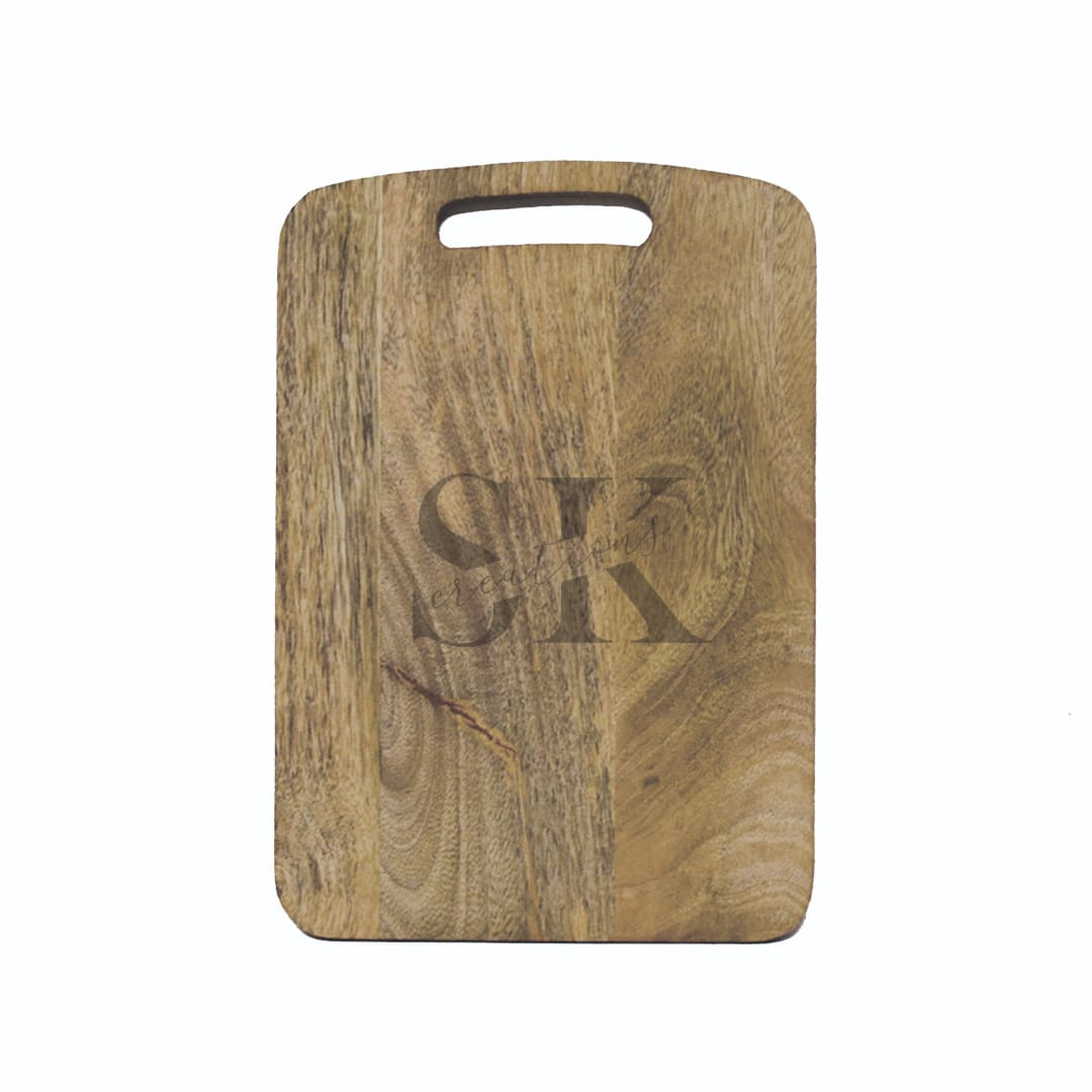 Mango Wooden Chopping Board with Cutout Handle